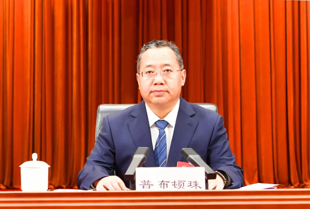 市领导廖传锦,王亚东,张建华,黎世江,李斌,张文生,泽仁俊美,欧珠达瓦